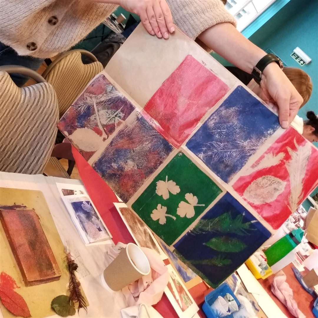 Printmaking will be on offer during the sessions