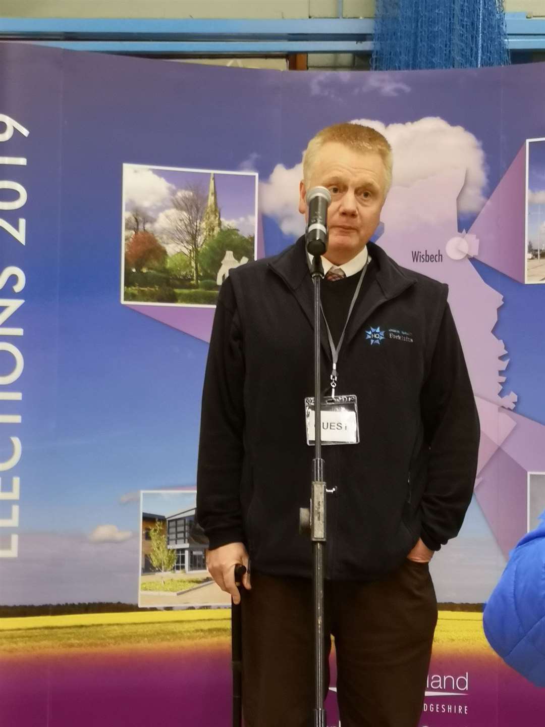 Independent Charlie Marks has won Manea. (9587881)