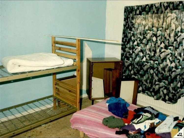 Rikki Neave’s bedroom inside 209 Redmile Walk, Peterbrough (CPS/PA) (54696087)