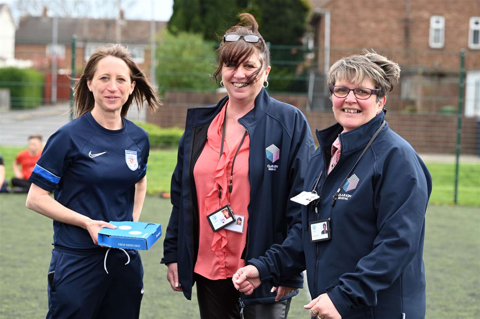 Katie Critchley (left) was delighted with how the day went