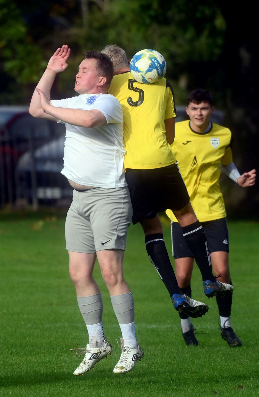 Sutton Bridge United (white) v South Lincolnshire Swifts