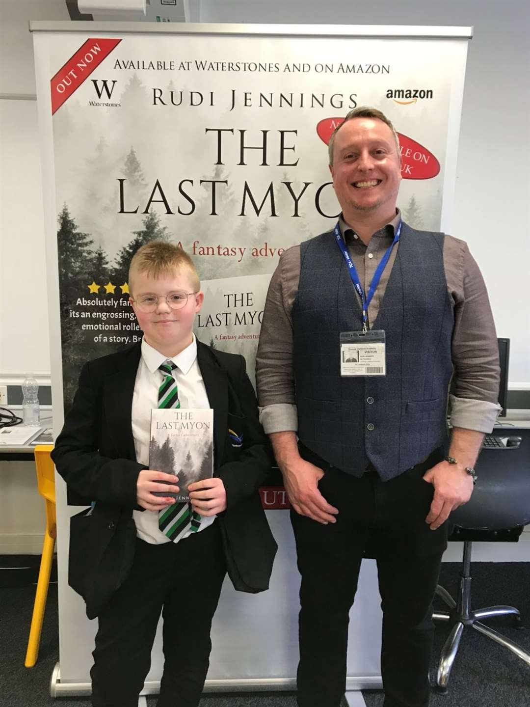 Author Rudi Jennings visited the Thomas Clarkson Academy before school closed over the coronavirus outbreak. (32609456)