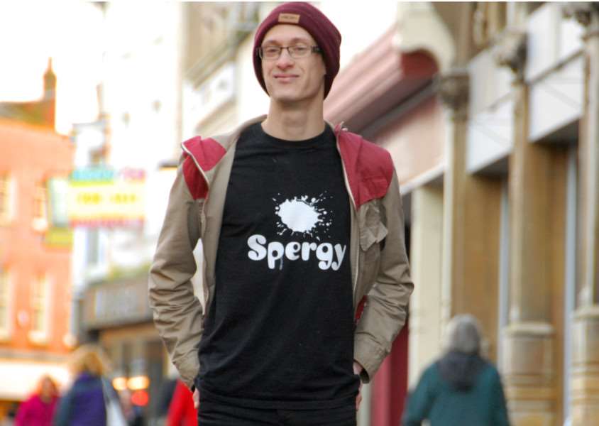 SPERGY MOVEMENT: Performance poet Callum Brazzo has packed 15 years of rhyme and rap into his new book, Movement, published by Spergy.org. Photo by Tim Wilson.