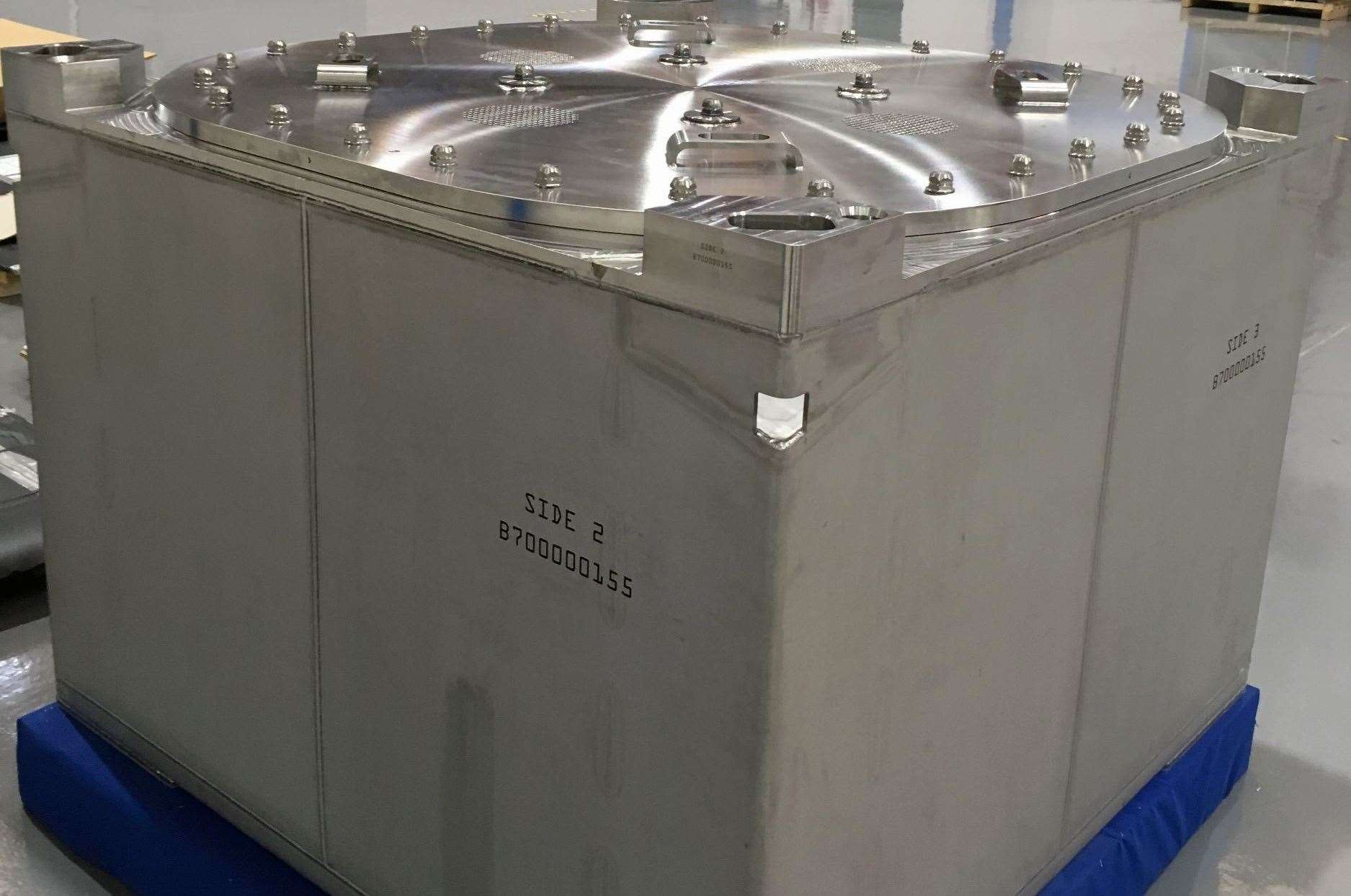 A stainless steel container. Photo: Stainless Metalcraft.