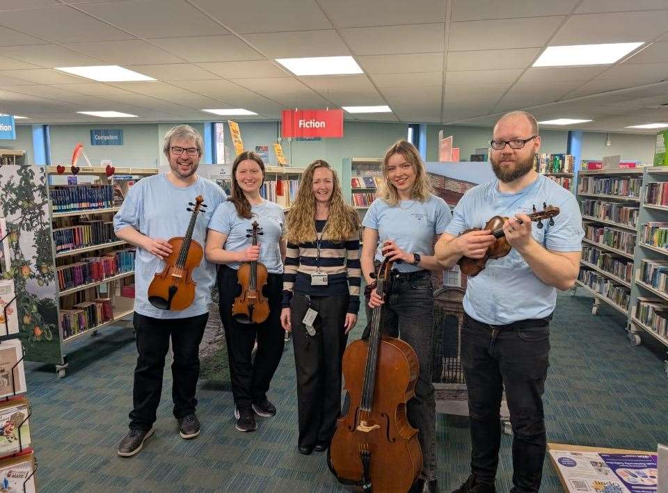 Members of Playground Proms with teaching staff from Nene and Ramnoth School in Wisbech. Picture: Playground Proms
