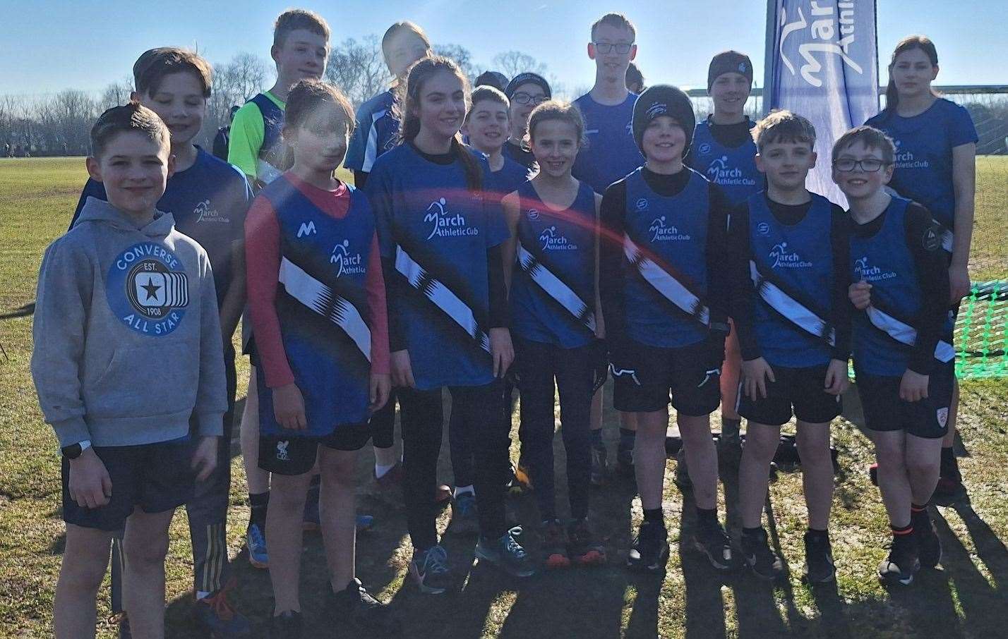 March AC's junior team at the Frostbite League.