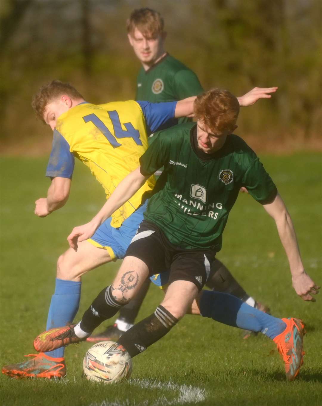 Marshland Saints Reserves (Green) v Gayton United (Yellow)