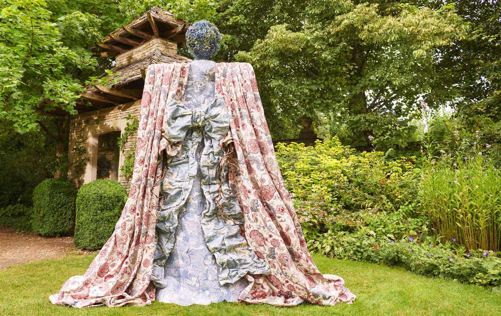 The luxury fabrics on show at Highgrove (Highgrove by Sanderson/Sanderson Group/PA)