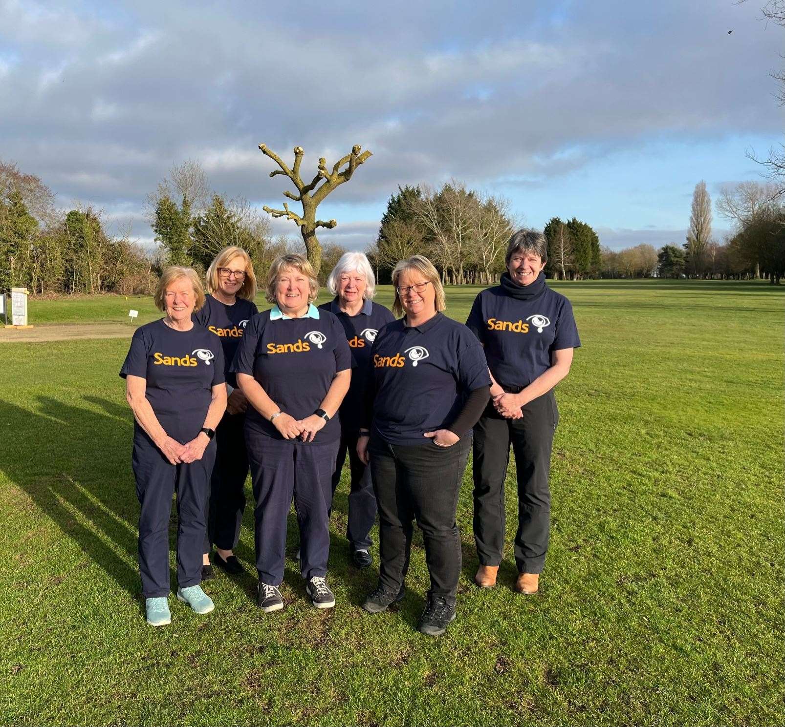 The March Golf Club ladies section raised money for Sands