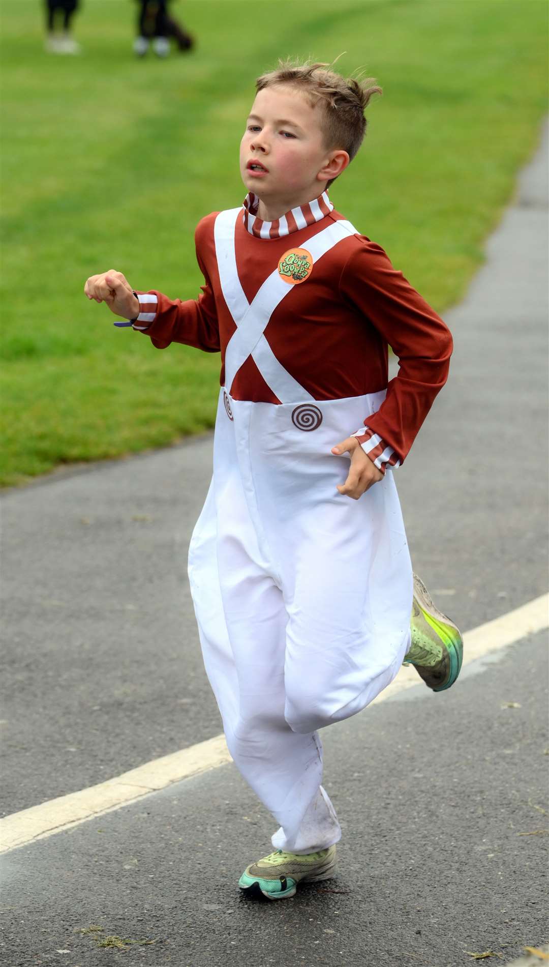 Youngsters wore fancy dress Wisbech Junior parkrun's sixth anniversary event