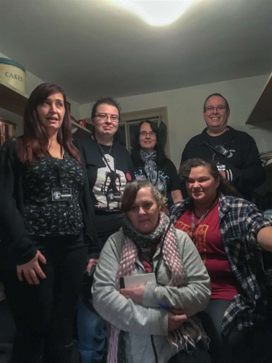 The ghost hunters prepare for a night of paranormal investigation. (6821751)