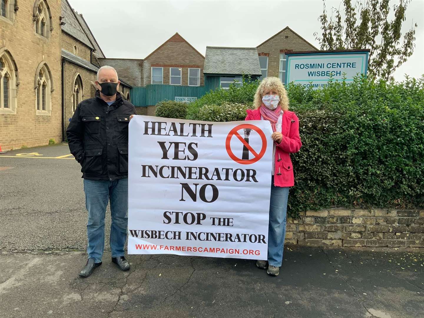 Protestors have been outside venues where MVV Environment Ltd have been holding their consultation exhibitions. Photo: Kim Taylor. (42530204)