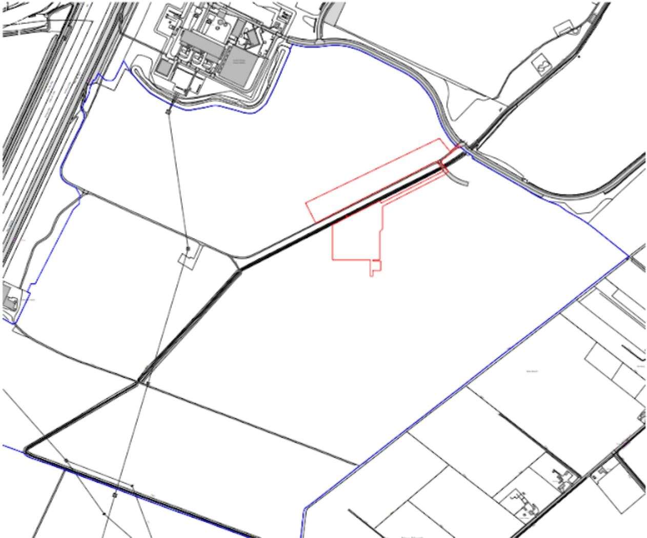 The proposed site location at Sutton Bridge Solar Farm