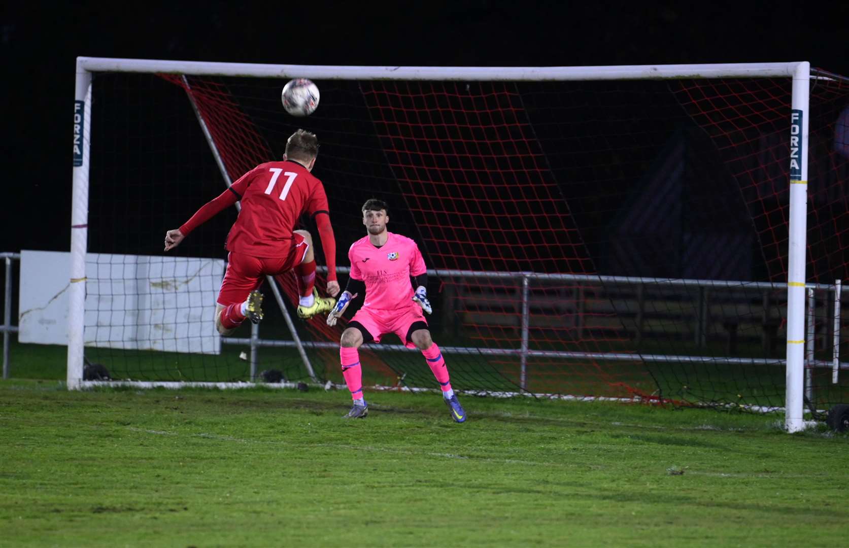 Harrison Taylor in action for Drove earlier this season