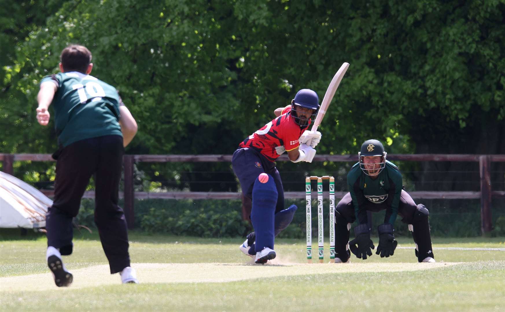 Shalin De Mel takes aim again. Picture: Richard Marsham