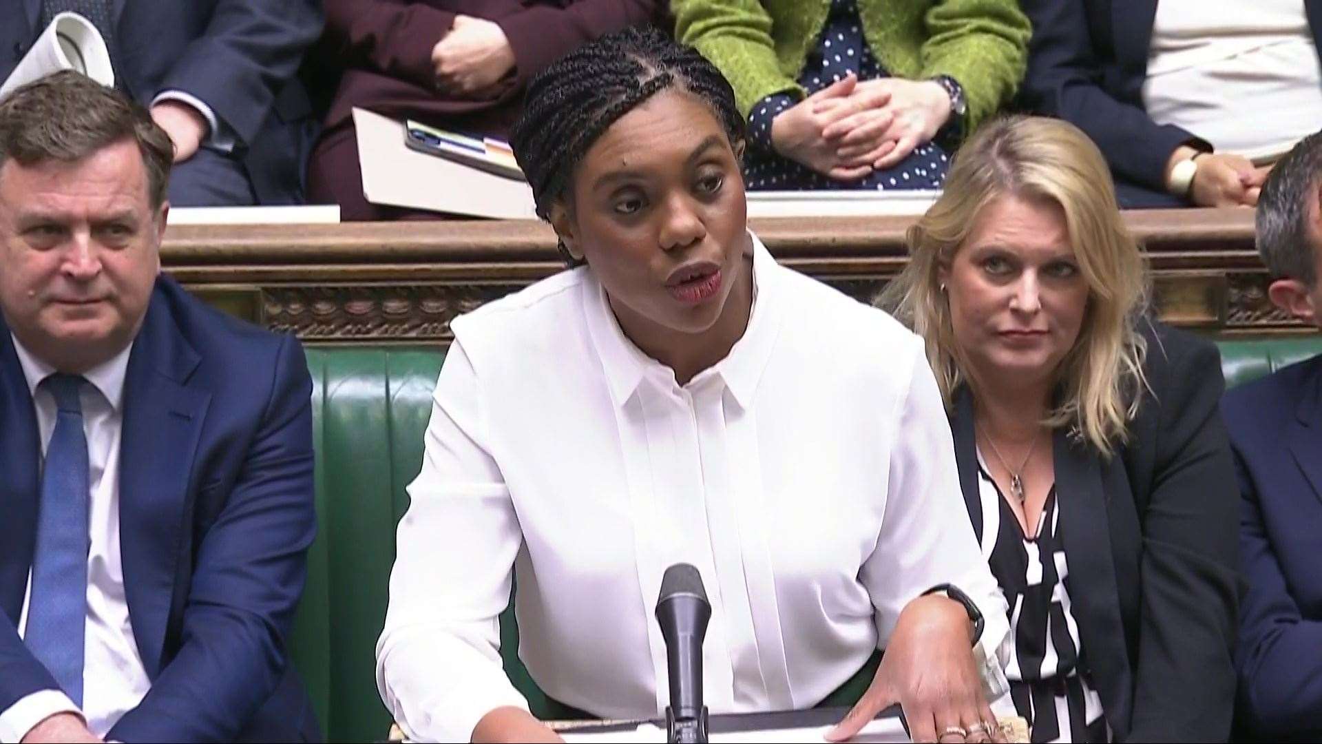 Kemi Badenoch described Labour’s energy policy as a ‘disaster’ (House of Commons/UK Parliament/PA)