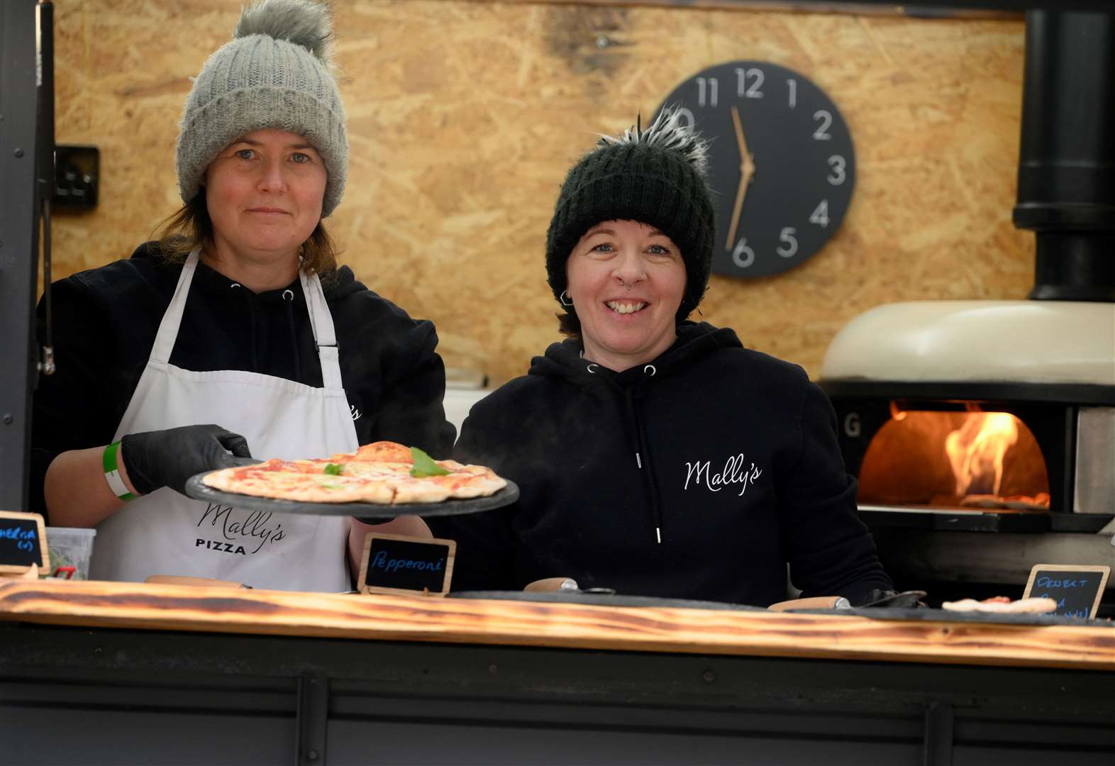 Wisbech food festival Emma and Mel
