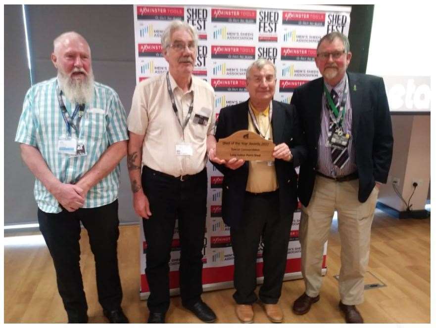 Long Sutton Men's Shed has been given a special commendation award