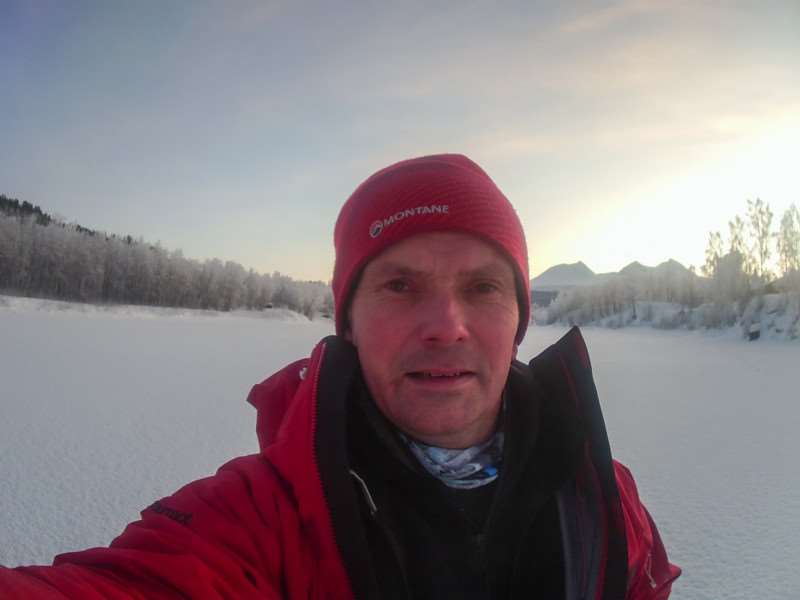 Professional explorer Justin Miles enjoys the solitude of the Arctic - and he doesn't mind the cold either!