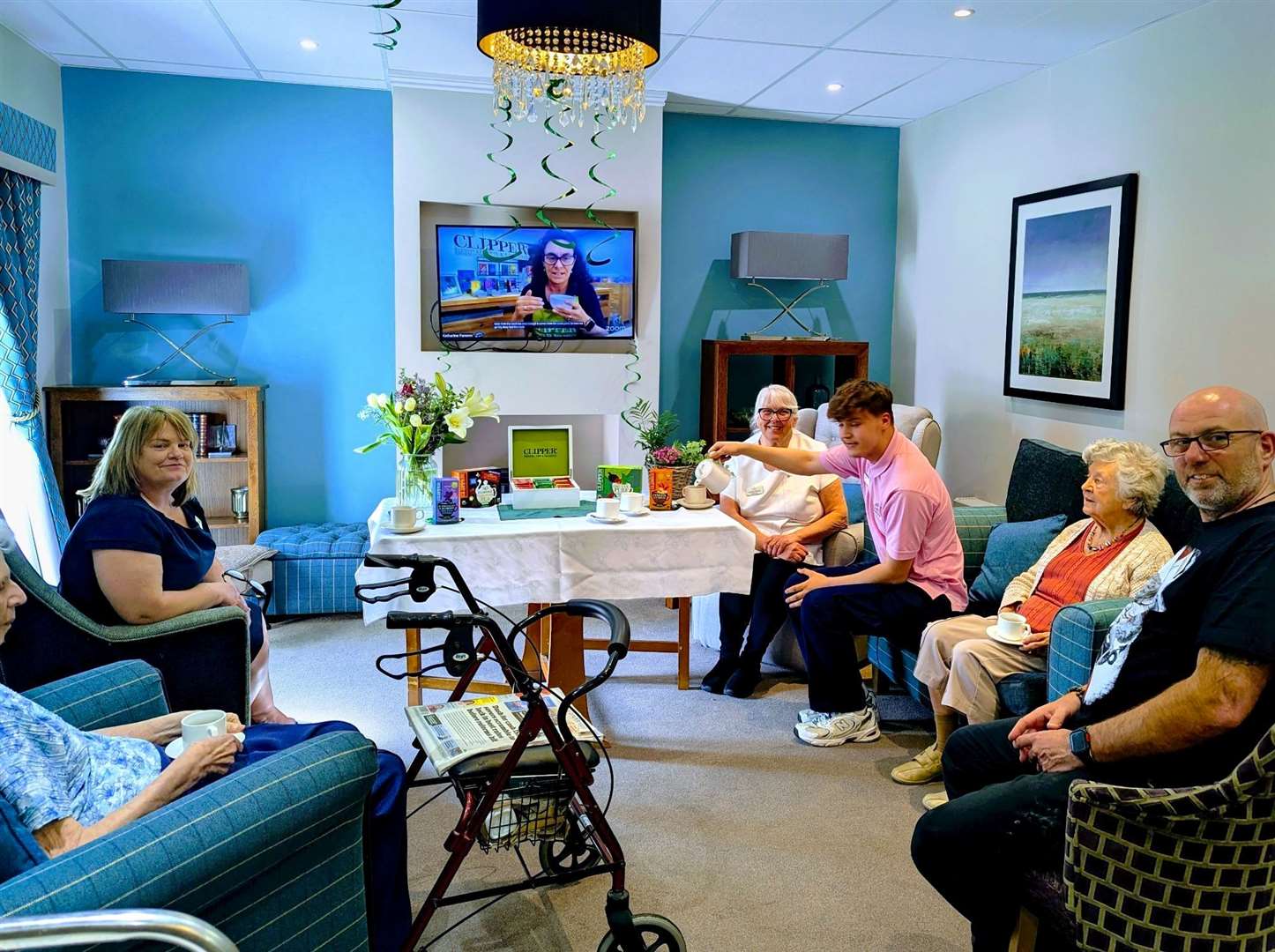 Residents joined Katharine on a journey all about Clipper tea