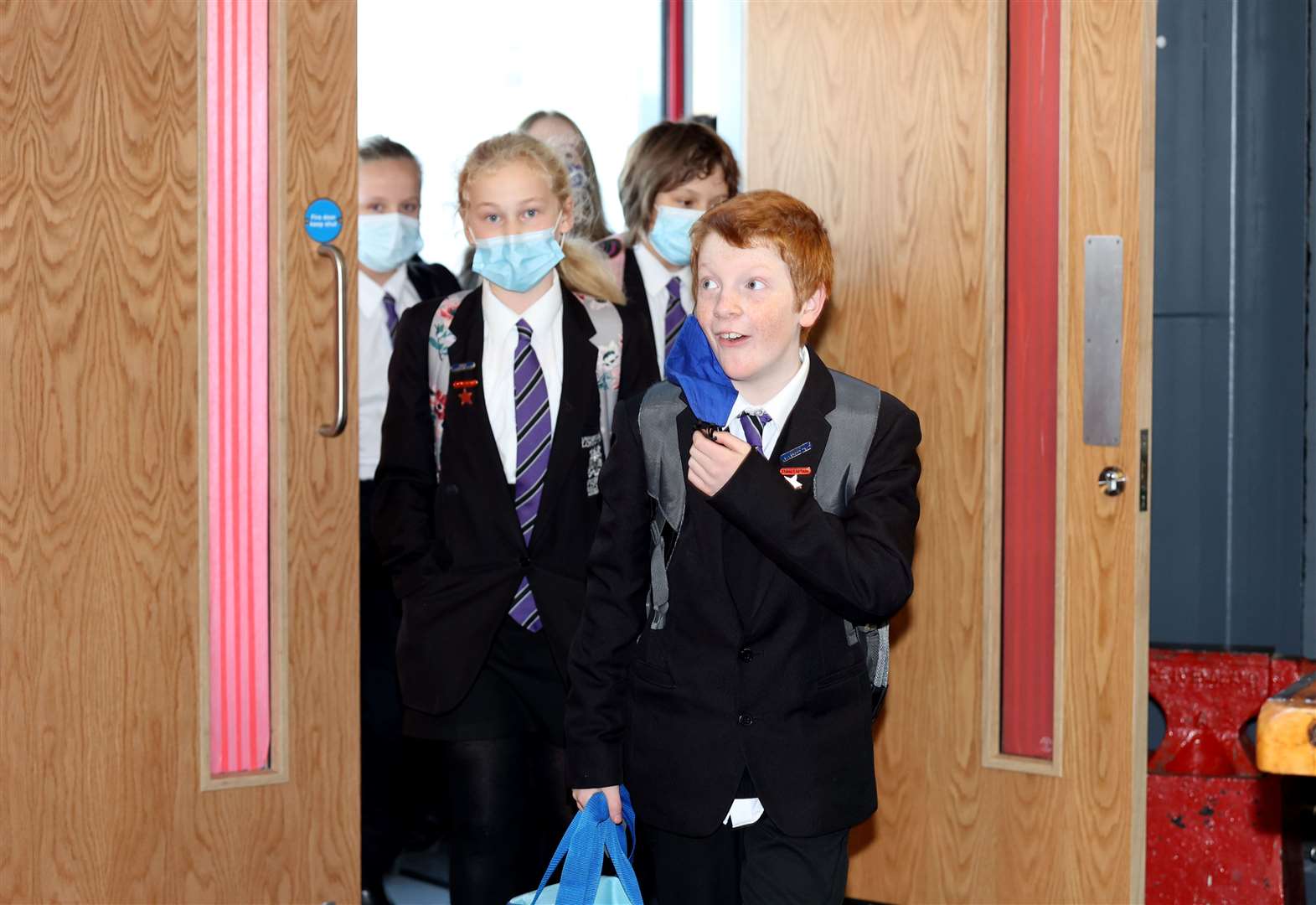 Junior Leadership Team walk through the door