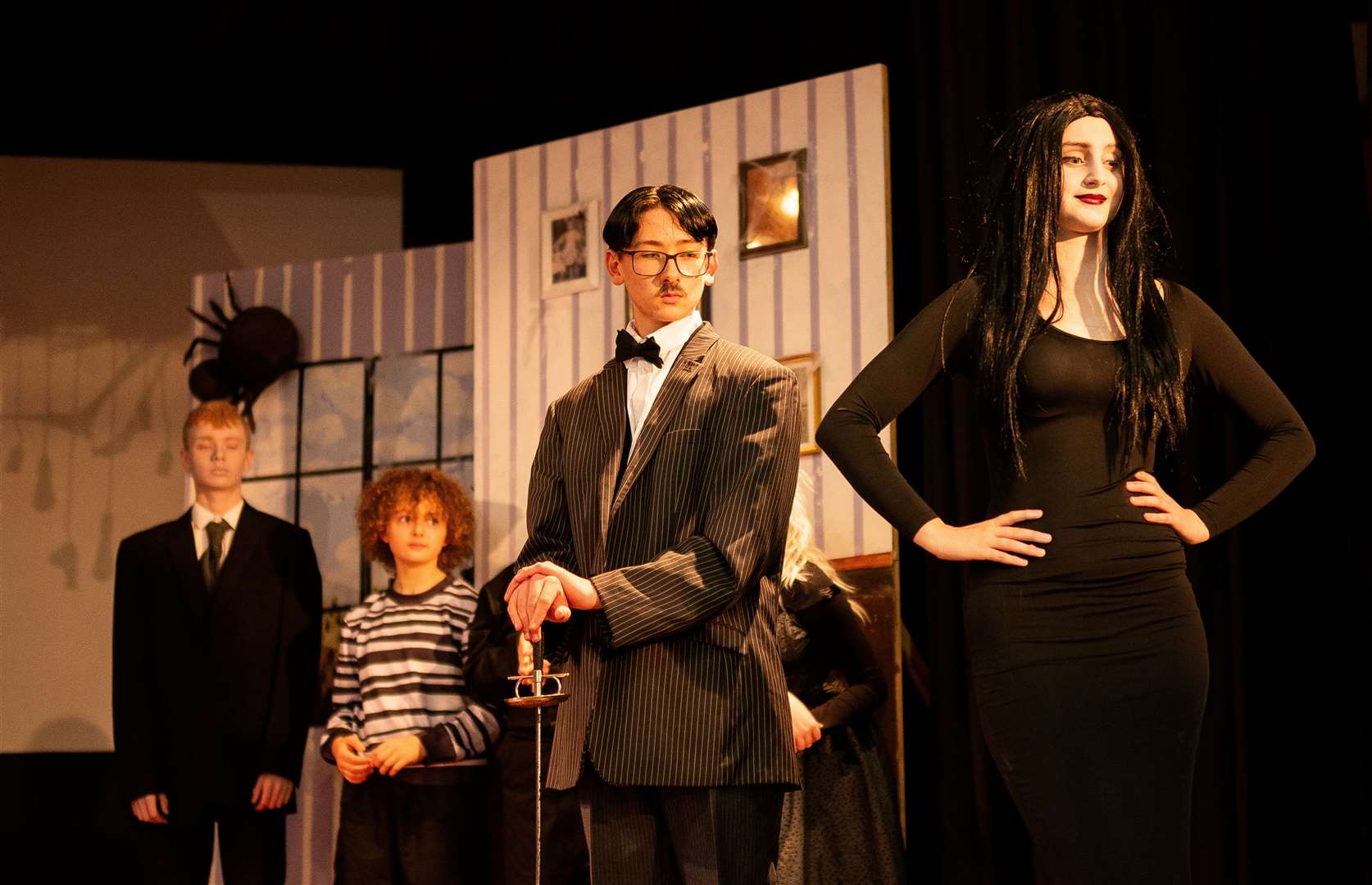 Morticia, Gomez, Wednesday and Puglsely will be joined by Uncle Fester, Grandmama and Lurch, when Marshland High School stages The Addams Family Musical from November 7 to 9.