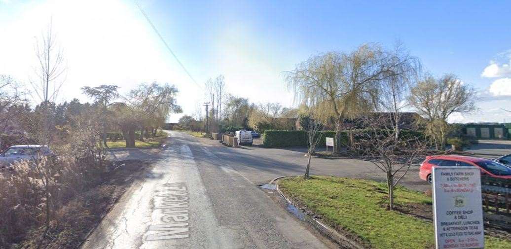 The plans are submitted for a property on Market Lane, Walpole St Andrew. Picture: Google Maps