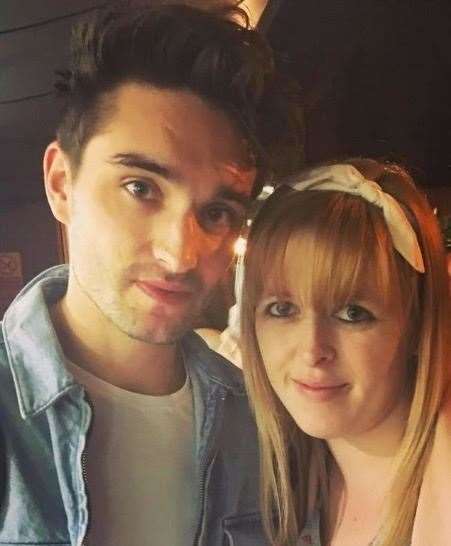 Kayleigh Henshaw met The Wanted's tom Parker a number of times. (56503346)