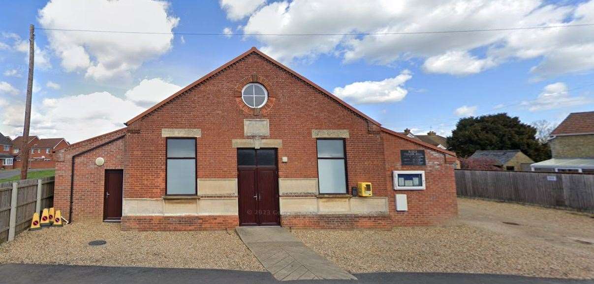 The event will be taking place at Manea Village Hall. Picture: Google Maps
