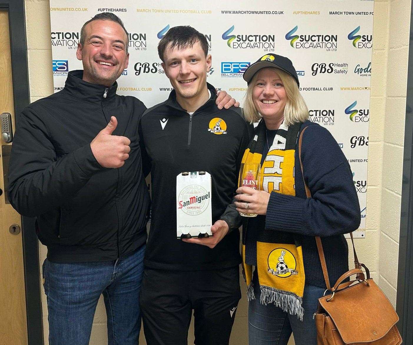 March Town's Toby Allen was named man of the match by match sponsor Acorn Lodge Luxury Boarding Kennels