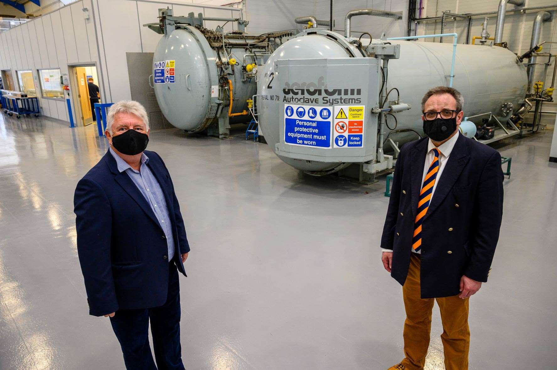 Ian Davies, left, with Al Kingsley, Photo: Cambridgeshire & Peterborough Combined Authority. (51346442)