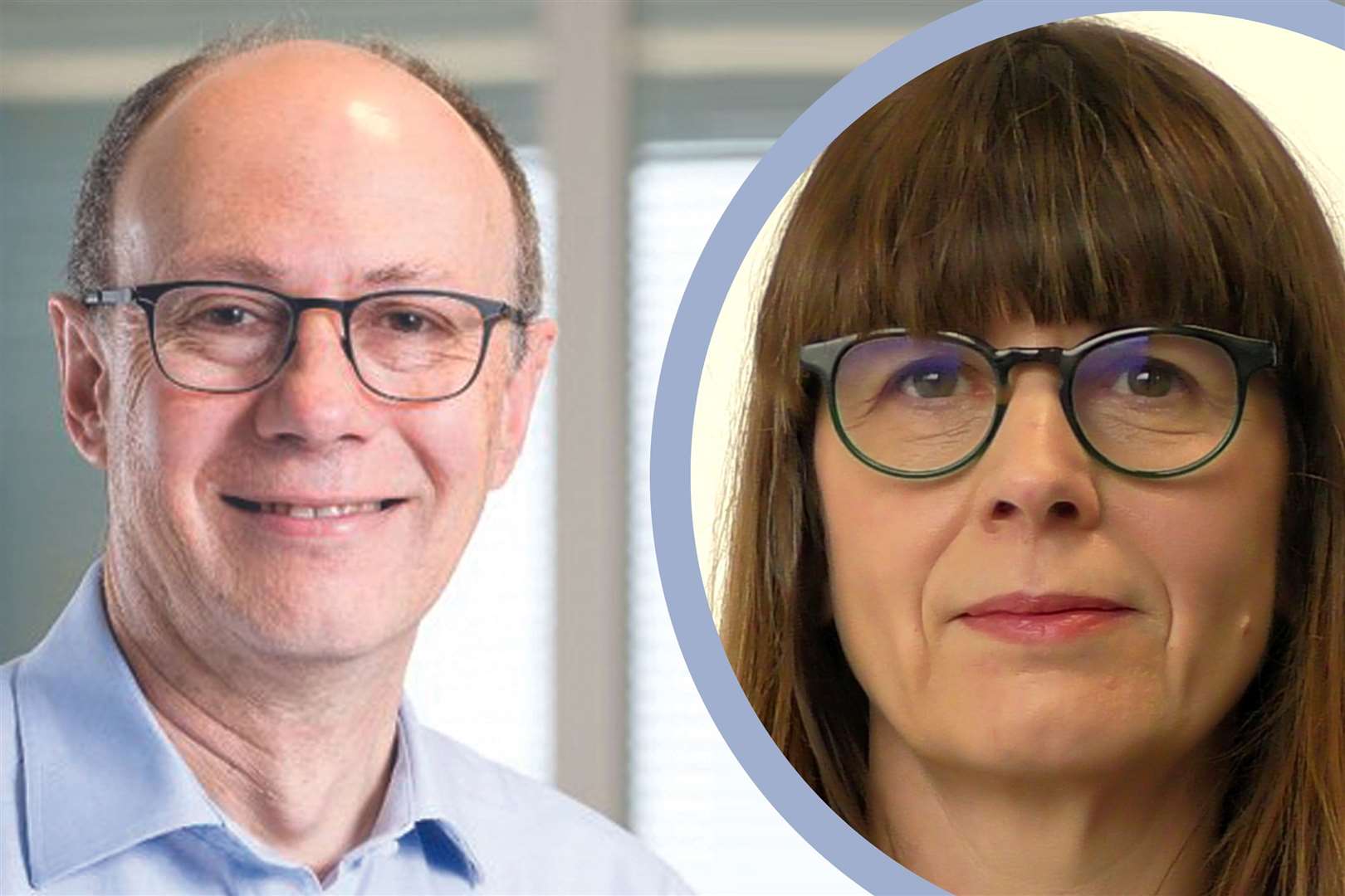 Steve Powis and, insent, Susan Hopkins. Supplied (60980156)