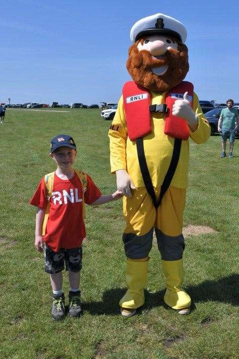 Johnathon has raised thousands for the RNLI