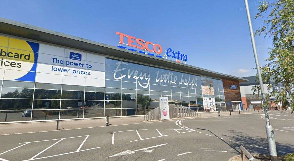 The man is believed to have died at Tesco Extra in Wisbech. Picture: Google Maps