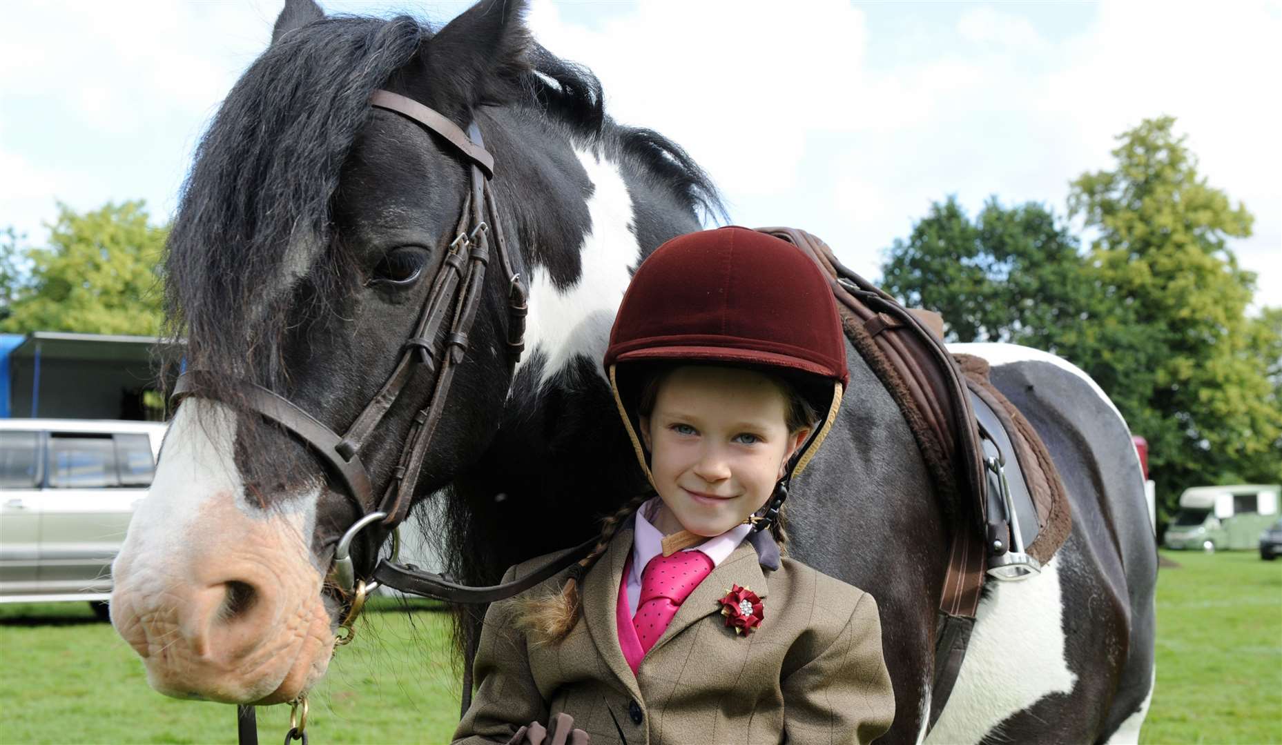 Ava Hornby, 6, and Charlie from Gedney Hill. PHOTO: SUBMITTED