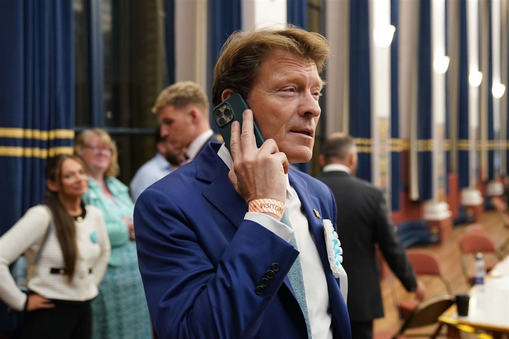 Richard Tice said the results showed a ‘seismic shift’ in British politics (Joe Giddens/PA)