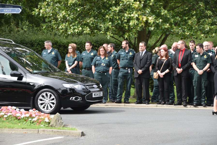 Emily Bull / Henderson funeral at Peterborough Crematorium EMN-150508-142532009