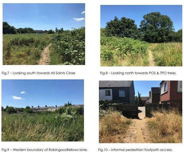 The site next to Hereward Hall in March where This Land Ltd wants to build 19 homes. (28510994)