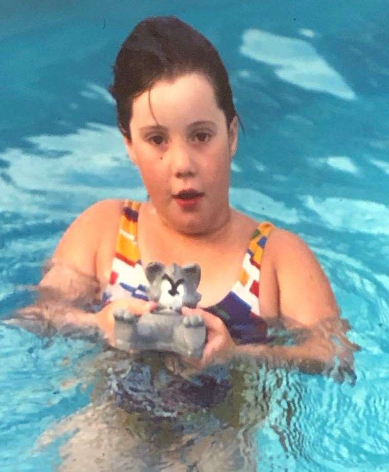 Roxy Love when she was called Karen Fidler aged 10. PHOTO: SUBMITTED