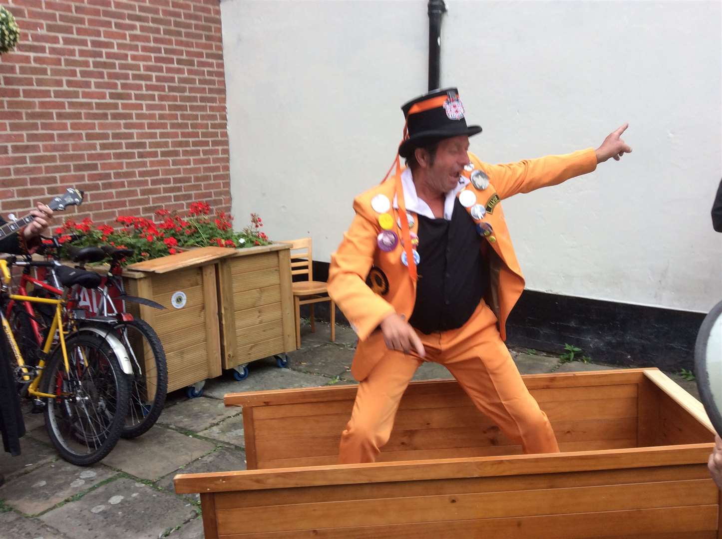 Earl Elvis of East Anglia is standing as the Official Monster Raving Loony Party candidate for South West Norfolk