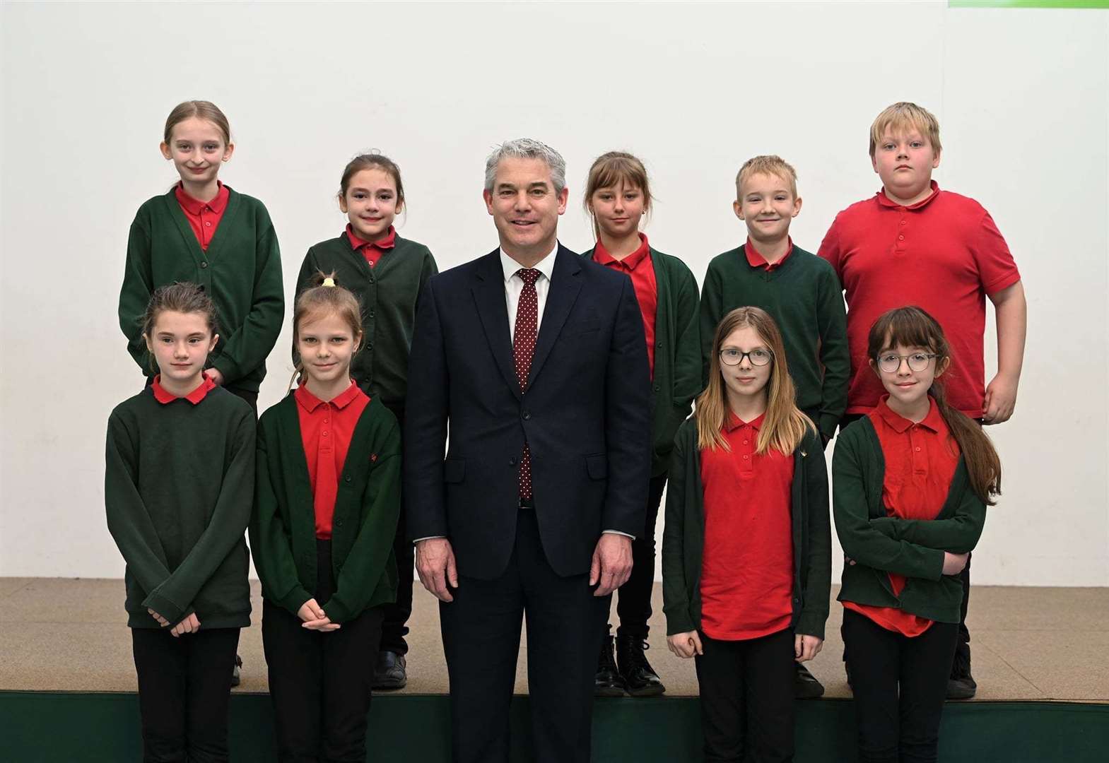 MP Steve Barclay paid a visit to the Orchards Academy in Wisbech to talk about careers. (55468186)