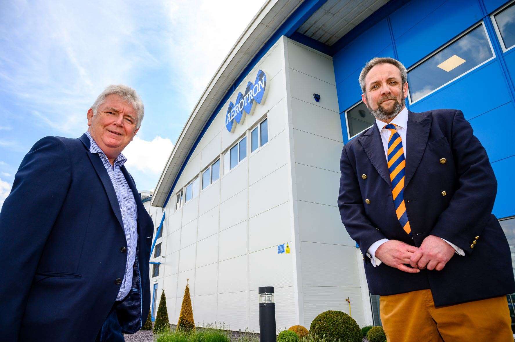 Ian Davies, left, with Al Kingsley. Photo: Cambridgeshire & Peterborough Combined Authority.. (51346432)