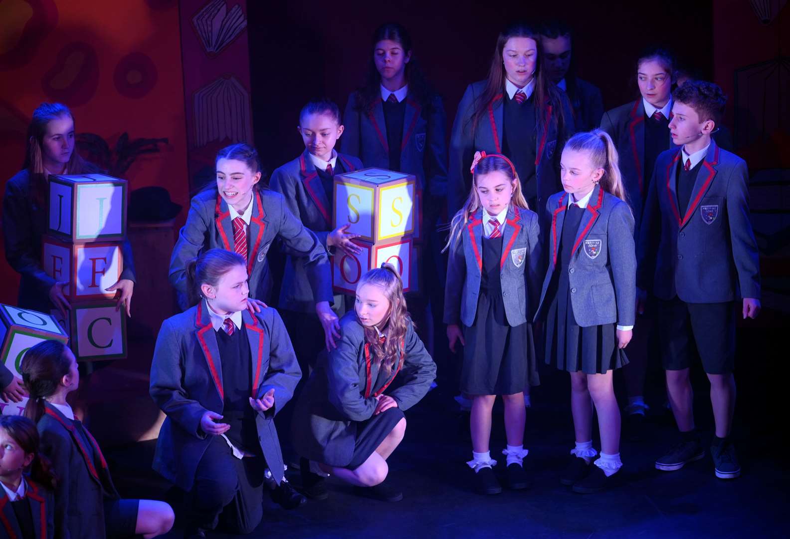 Dress Rehearsal of Matilda at The Angles Theatre