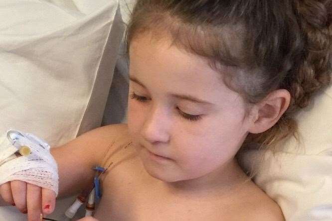 Five-year-old Maisie has a long road to recovery ahead of her after an horrific lawn mower accident. Now her parents are warning others of the dangers of lawn mowers. (34866207)