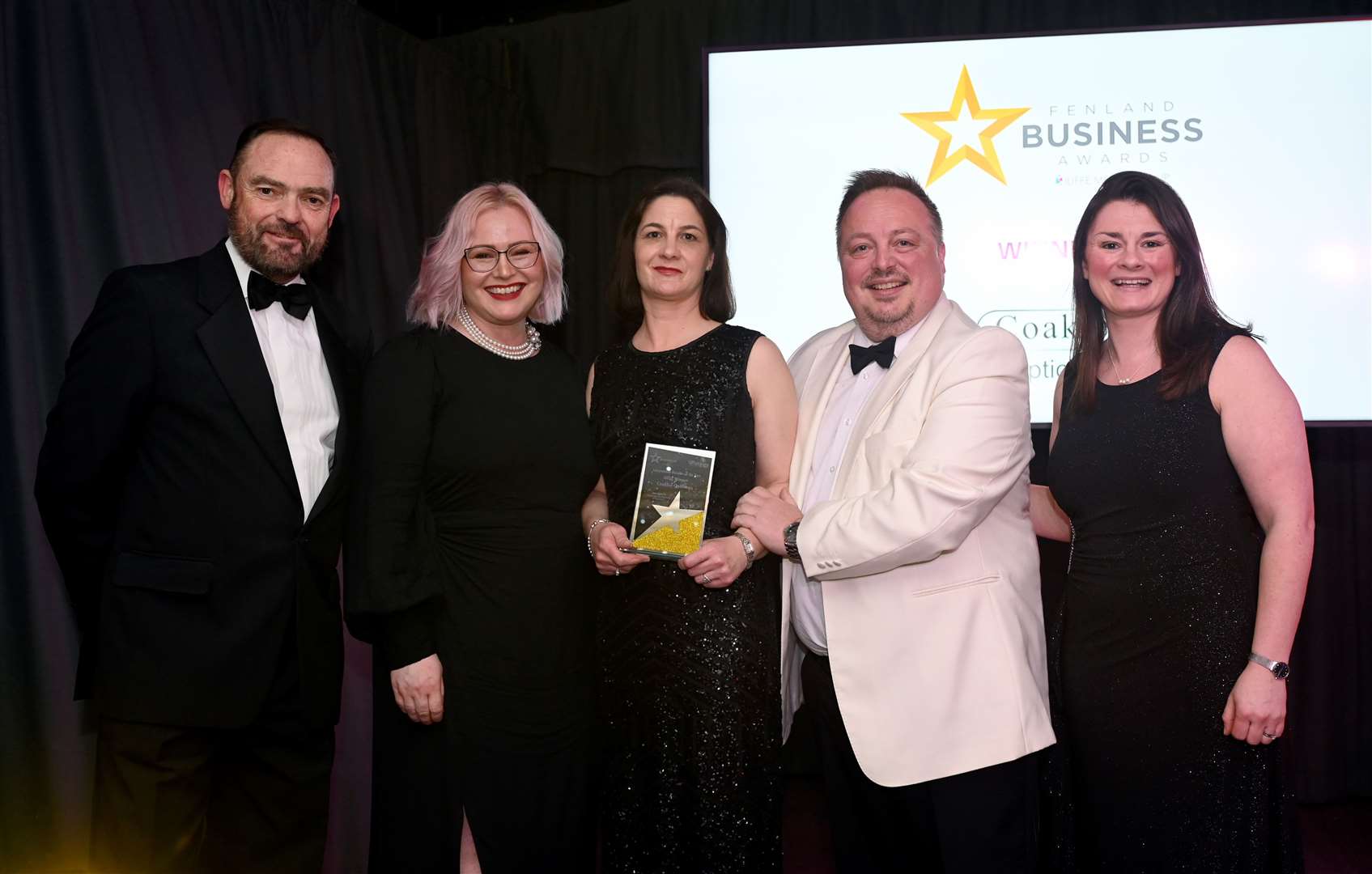 Fenland Business Awards Independent Retailer of the Year Coakley Opticians