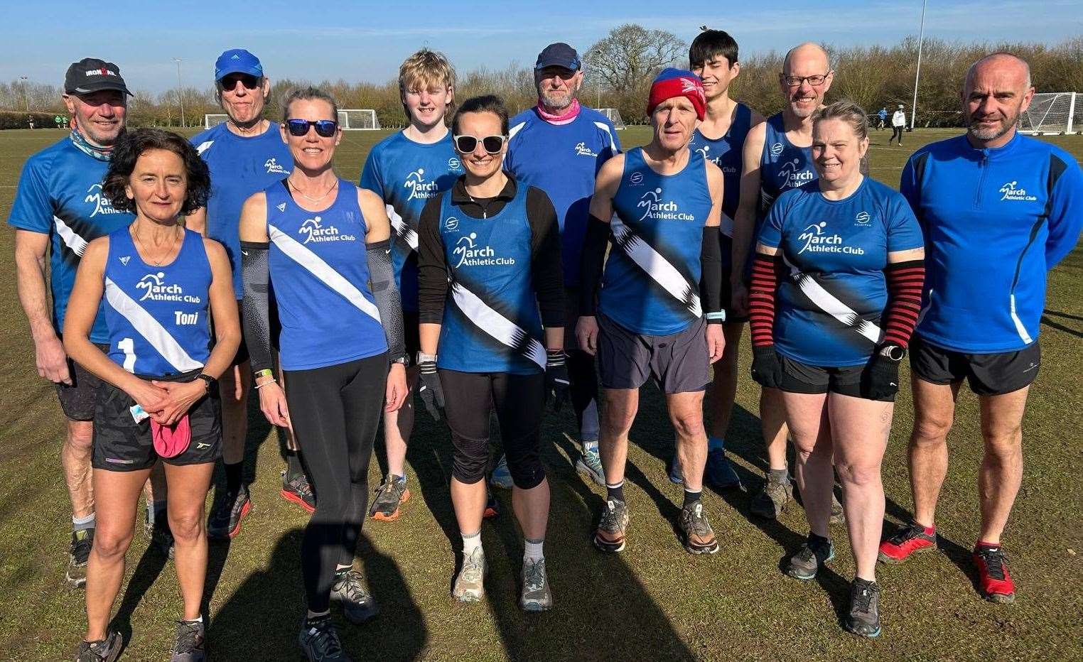 March AC's senior team at the Frostbite League.
