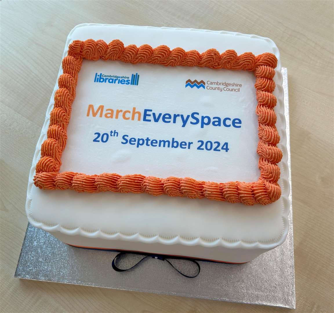 There was a cake for everyone to enjoy at the opening on Friday