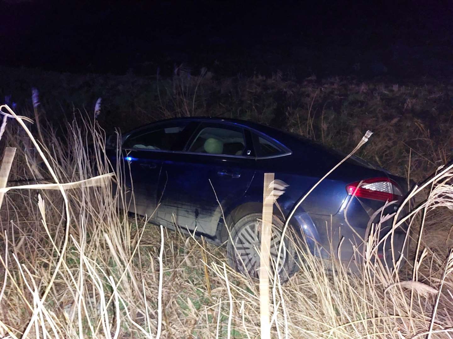 Veronika Lukoseviciute was driving a Ford Mondeo when she crashed into a ditch. Picture: Cambs police