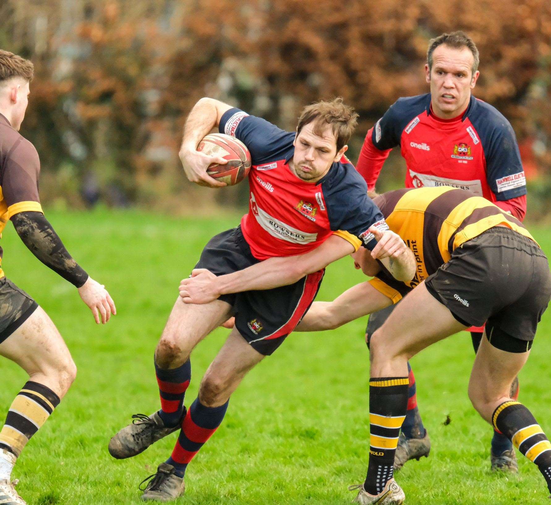 Replacement winger Rory Willis impressed throughout the game. Picture: Andy Titmuss.