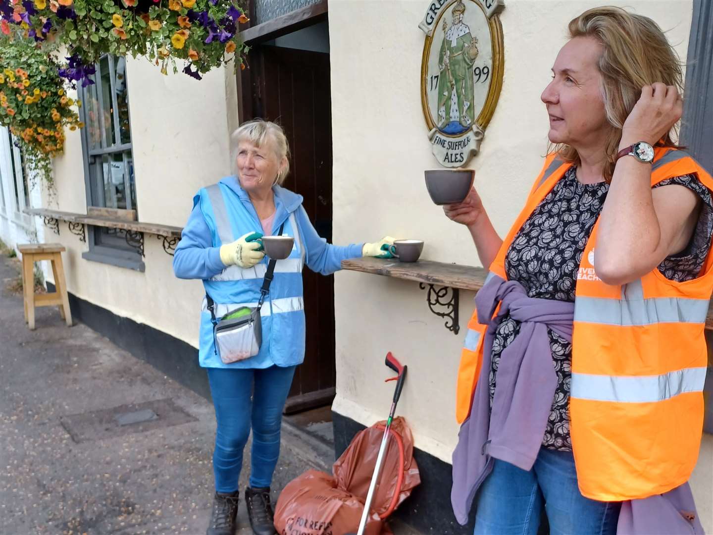 March Rivercare Group collected five bags of rubbish and one pair of pants during their most recent clean up.